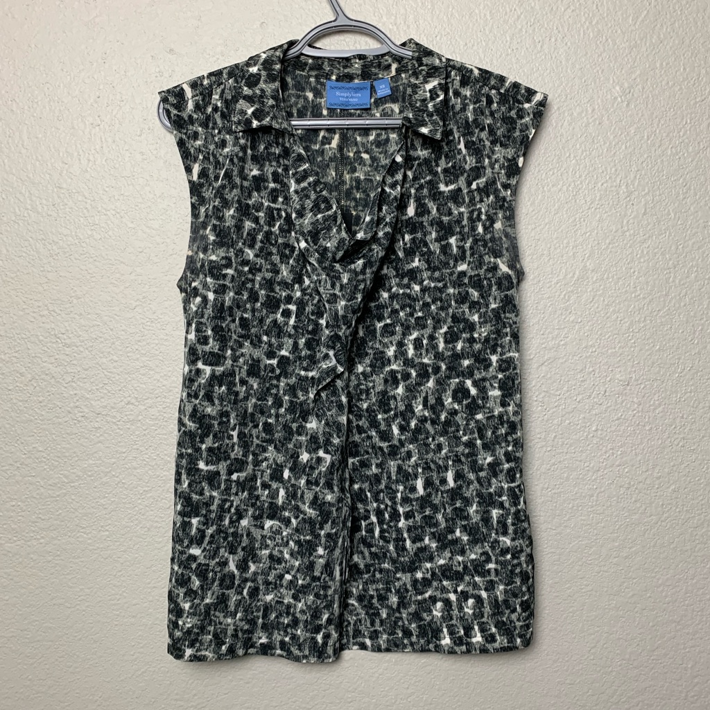 Vera Wang Pattern Blouse